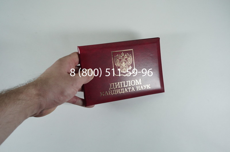 Диплом кандидата наук 2010 в Химках