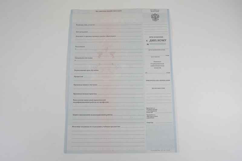 Диплом о начальном образовании 2007-2009 годов в Химках Диплом о начальном образовании 2007-2009 годов в Химках